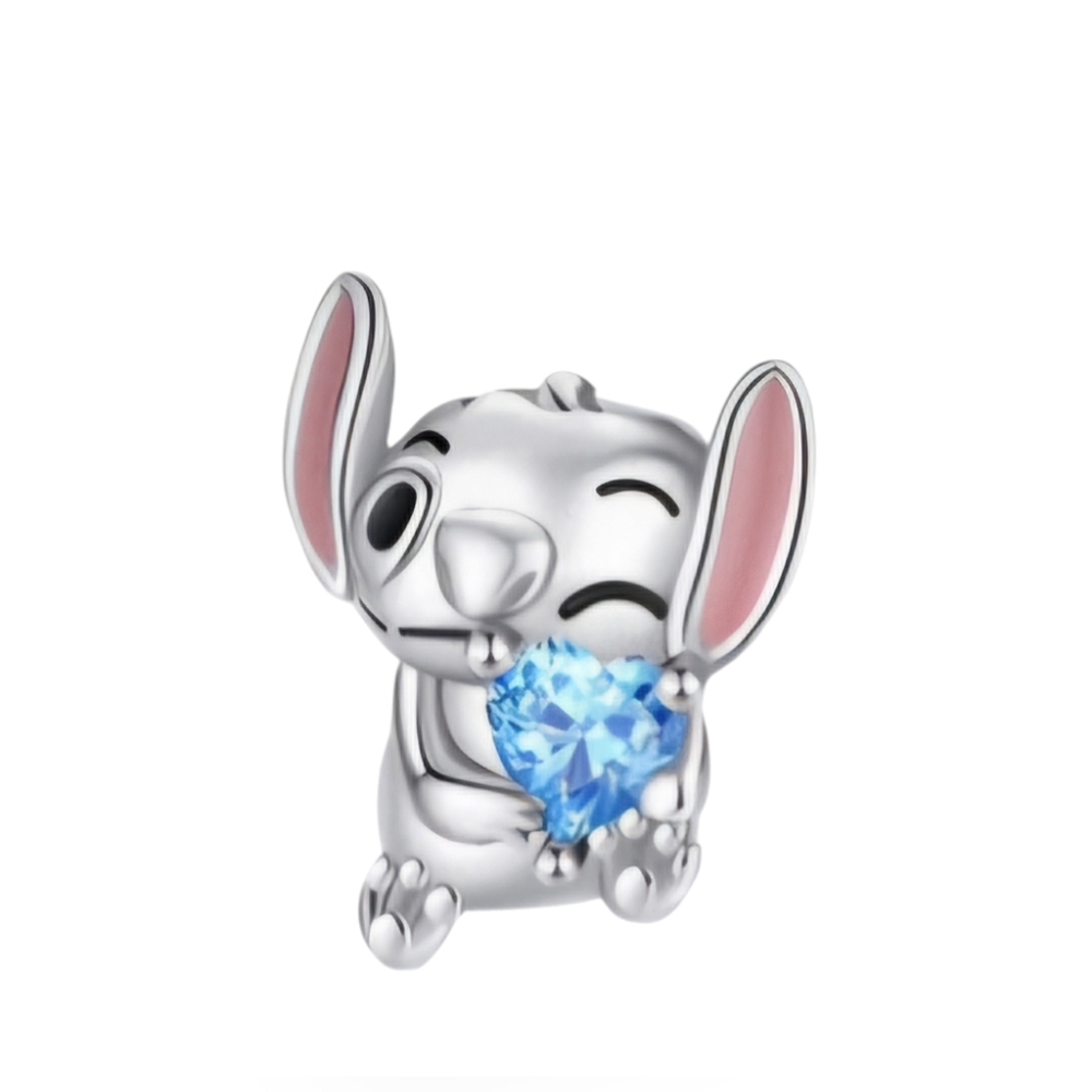 🎆LINX DISCONTINUED Disney's Sterling Silver Stitch Lilo & Stitch Bracelet Charm